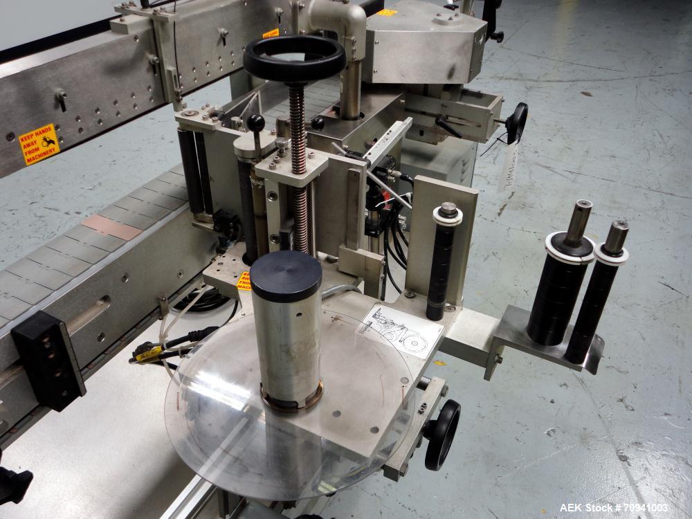 Used Accraply Model 35PW Wraparound Pressure Sensitive Labeler