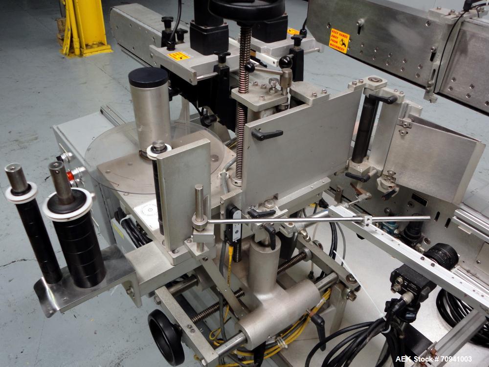 Used Accraply Model 35PW Wraparound Pressure Sensitive Labeler