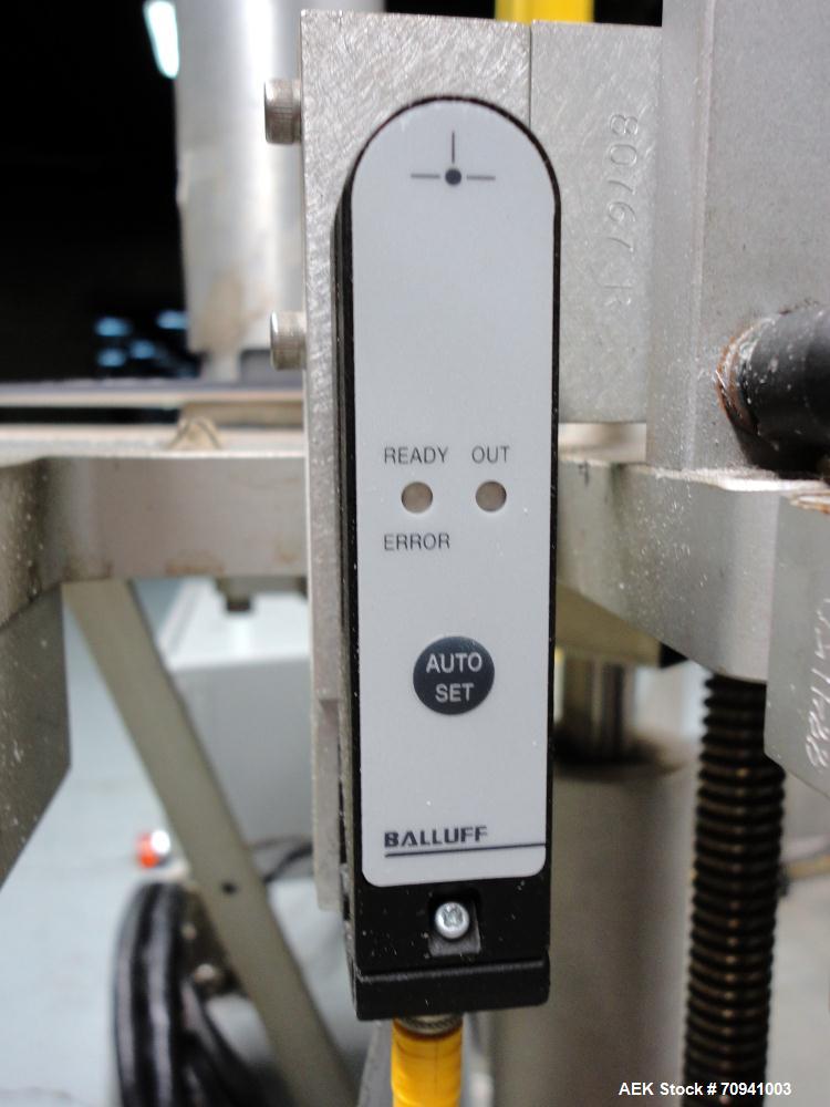 Used Accraply Model 35PW Wraparound Pressure Sensitive Labeler