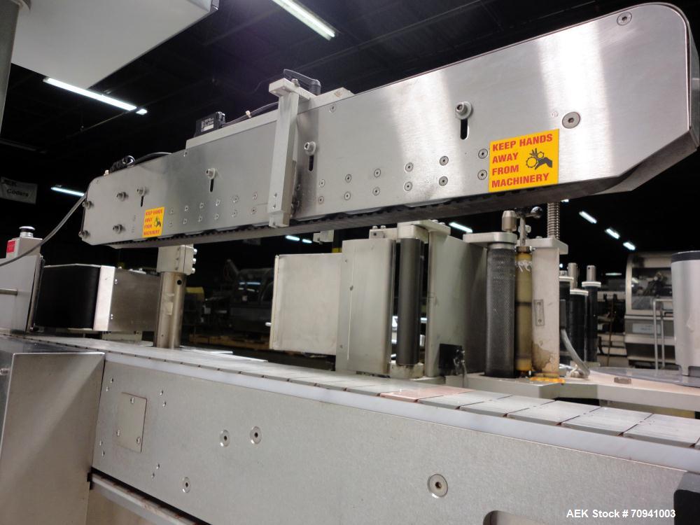 Used Accraply Model 35PW Wraparound Pressure Sensitive Labeler