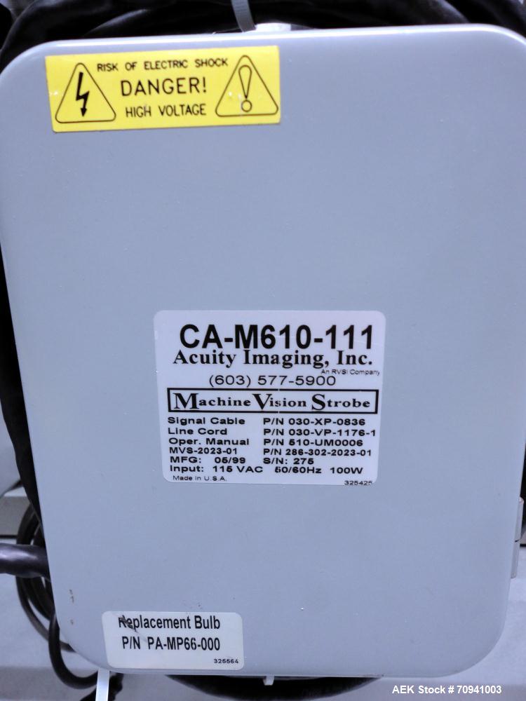 Used Accraply Model 35PW Wraparound Pressure Sensitive Labeler