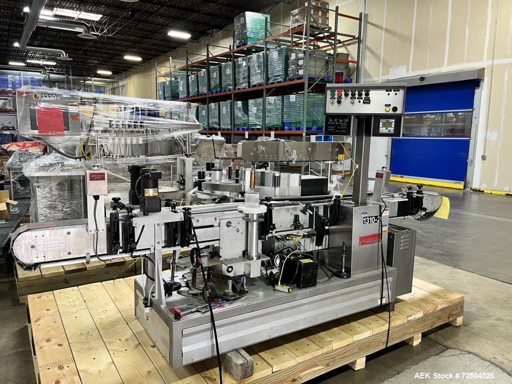 Used Accraply Pressure Sensitive Wraparound Labeler