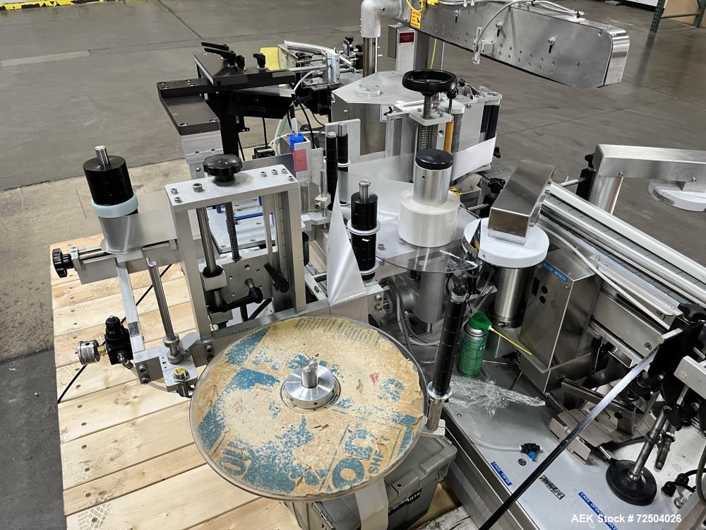 Used Accraply Pressure Sensitive Wraparound Labeler