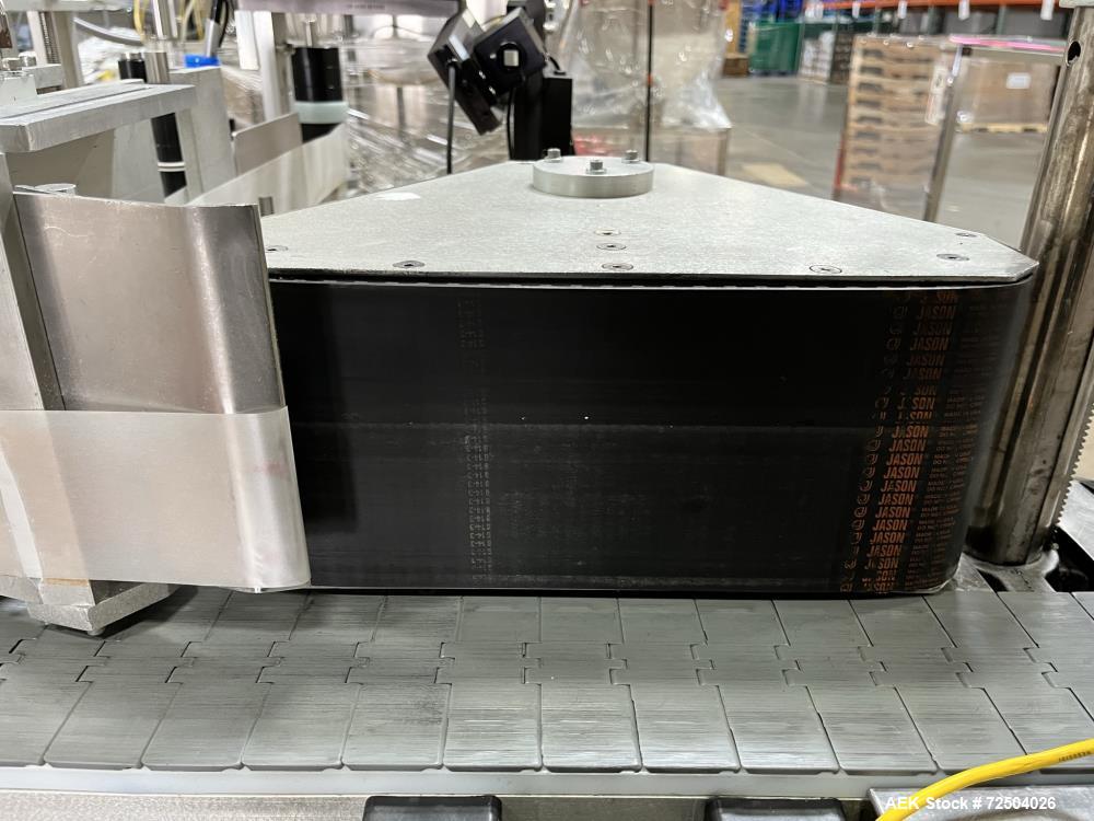 Used Accraply Pressure Sensitive Wraparound Labeler