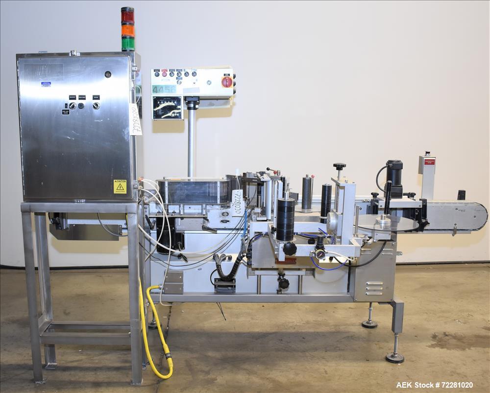 Used Accraply Wrap Around Bottle Labeler