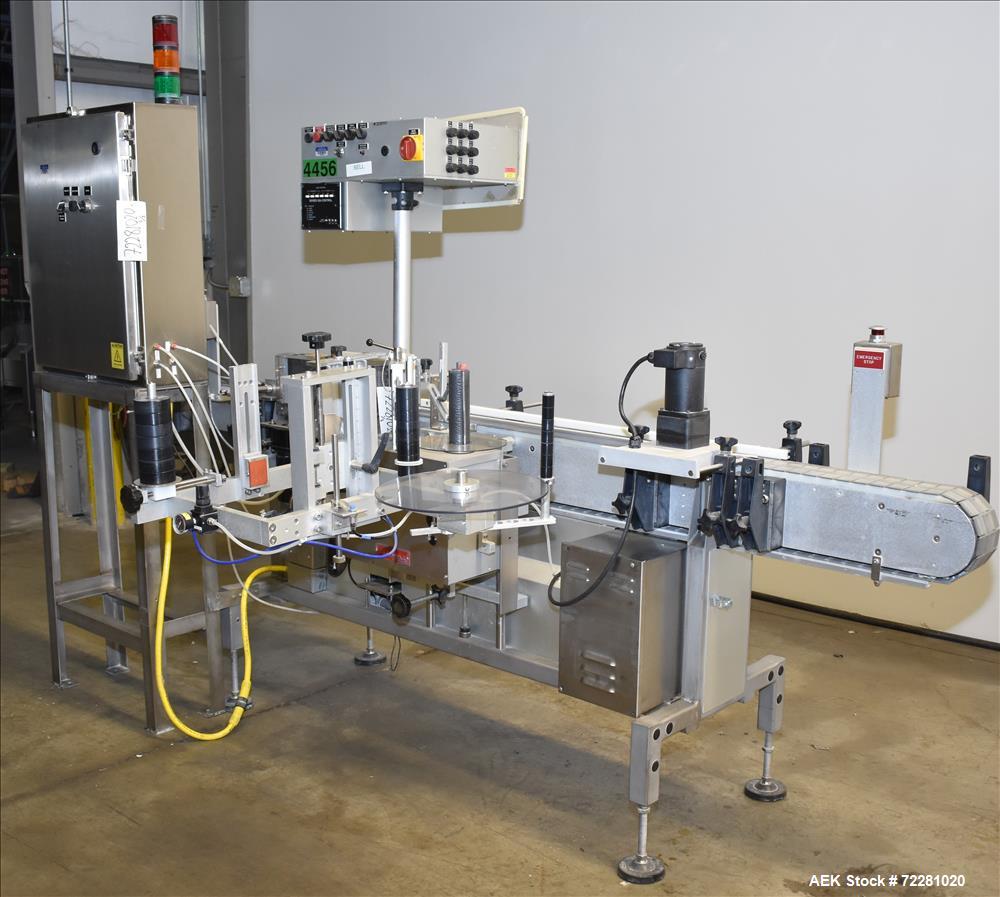 Used Accraply Wrap Around Bottle Labeler