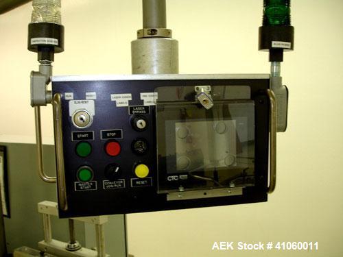 Used Accraply Labeler, Model 4000PW with label head and printer, serial #2577.