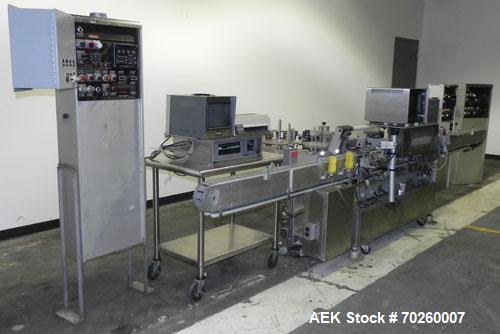 Used Accraply 9000 Wraparaound Pressure Sensitive Labeler