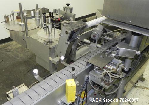 Used Accraply 9000 Wraparaound Pressure Sensitive Labeler