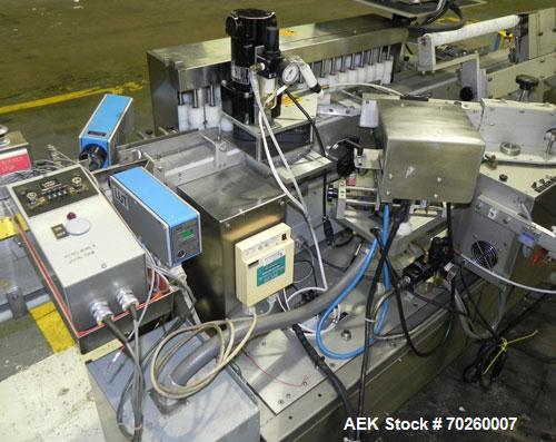 Used Accraply 9000 Wraparaound Pressure Sensitive Labeler