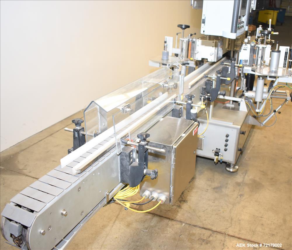 Used Accraply Pressure Sensitive Wraparound Labeler, Model 9000PW