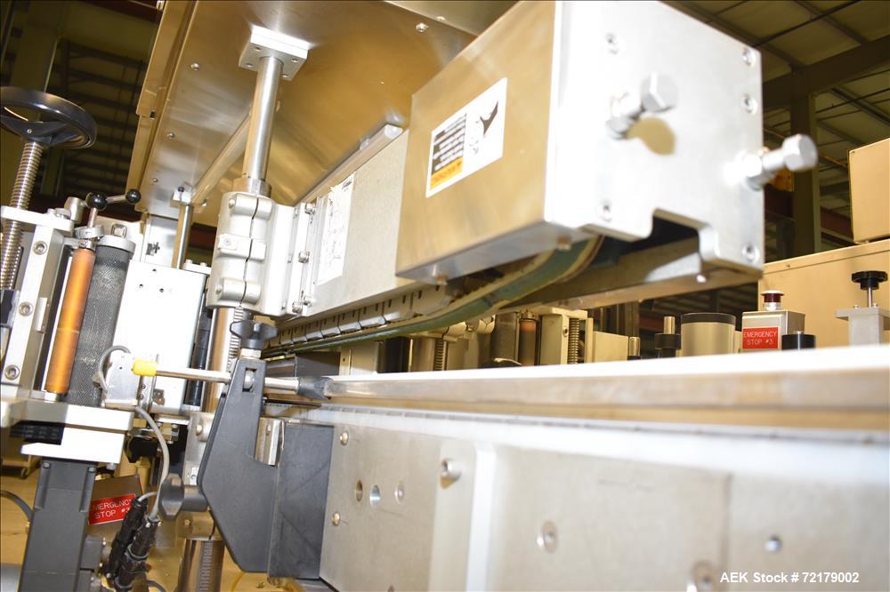 Used Accraply Pressure Sensitive Wraparound Labeler, Model 9000PW