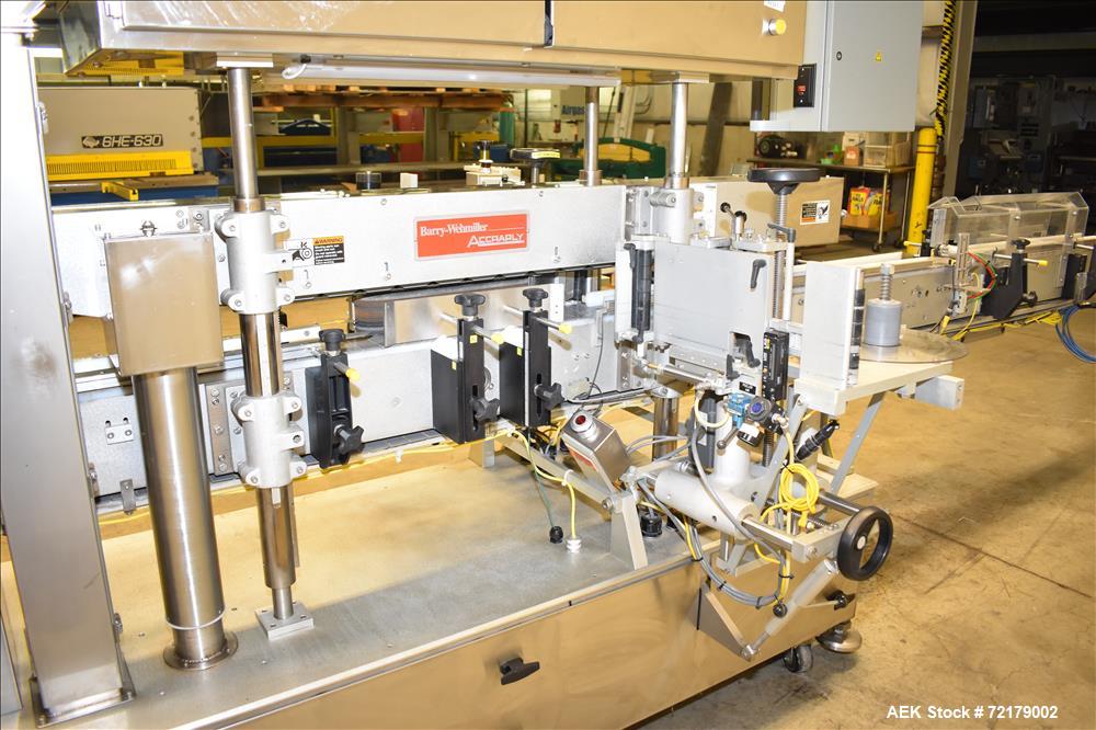 Used Accraply Pressure Sensitive Wraparound Labeler, Model 9000PW