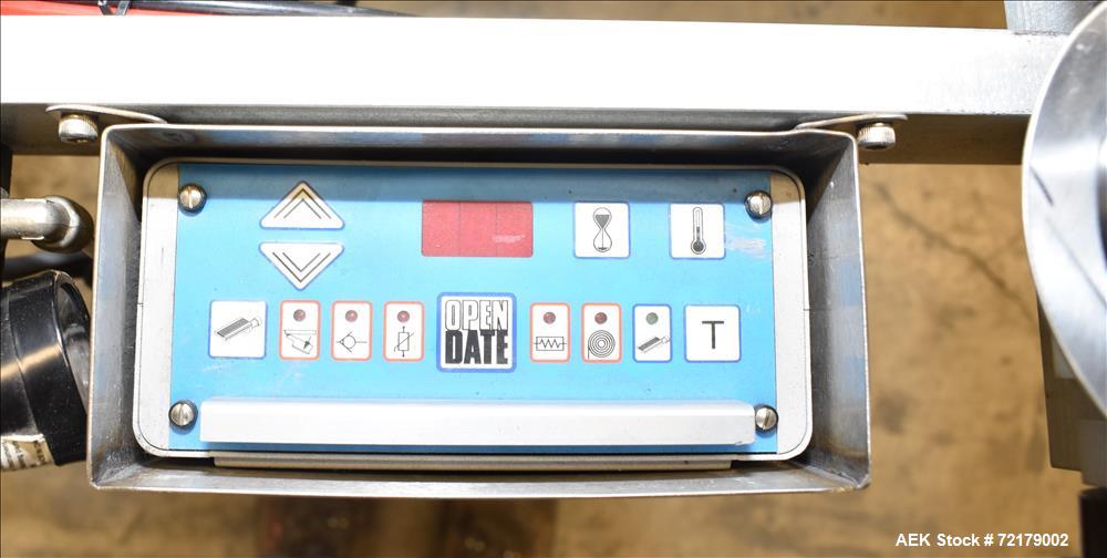 Used Accraply Pressure Sensitive Wraparound Labeler, Model 9000PW