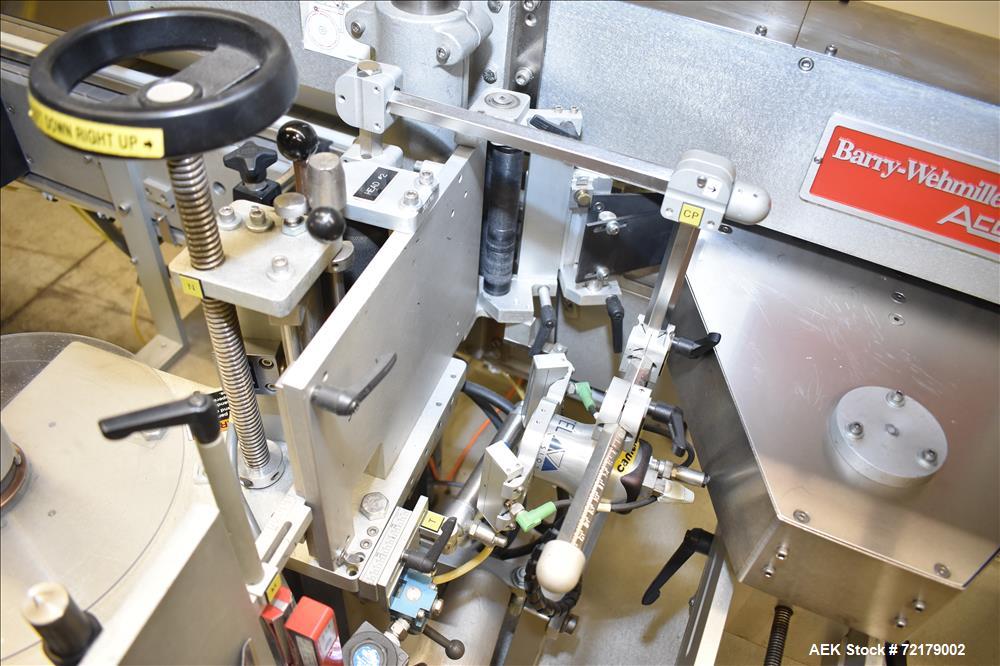 Used Accraply Pressure Sensitive Wraparound Labeler, Model 9000PW