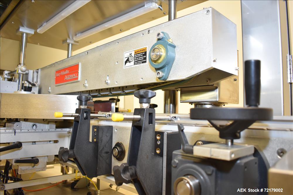 Used Accraply Pressure Sensitive Wraparound Labeler, Model 9000PW