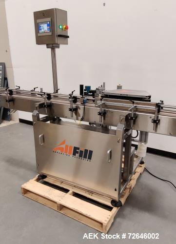 Used All Fill Model Accuwrap Wraparound Pressure Sensitive Labeler