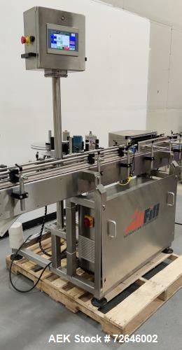 Used All Fill Model Accuwrap Wraparound Pressure Sensitive Labeler