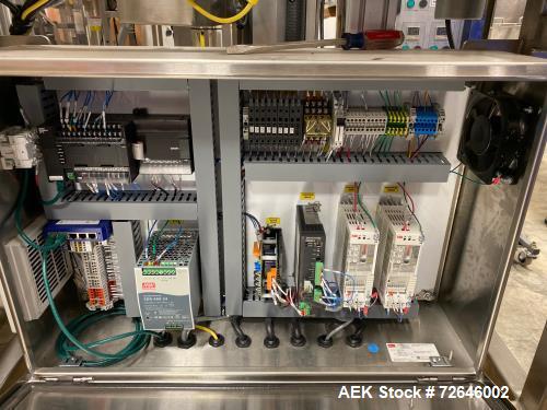 Used All Fill Model Accuwrap Wraparound Pressure Sensitive Labeler