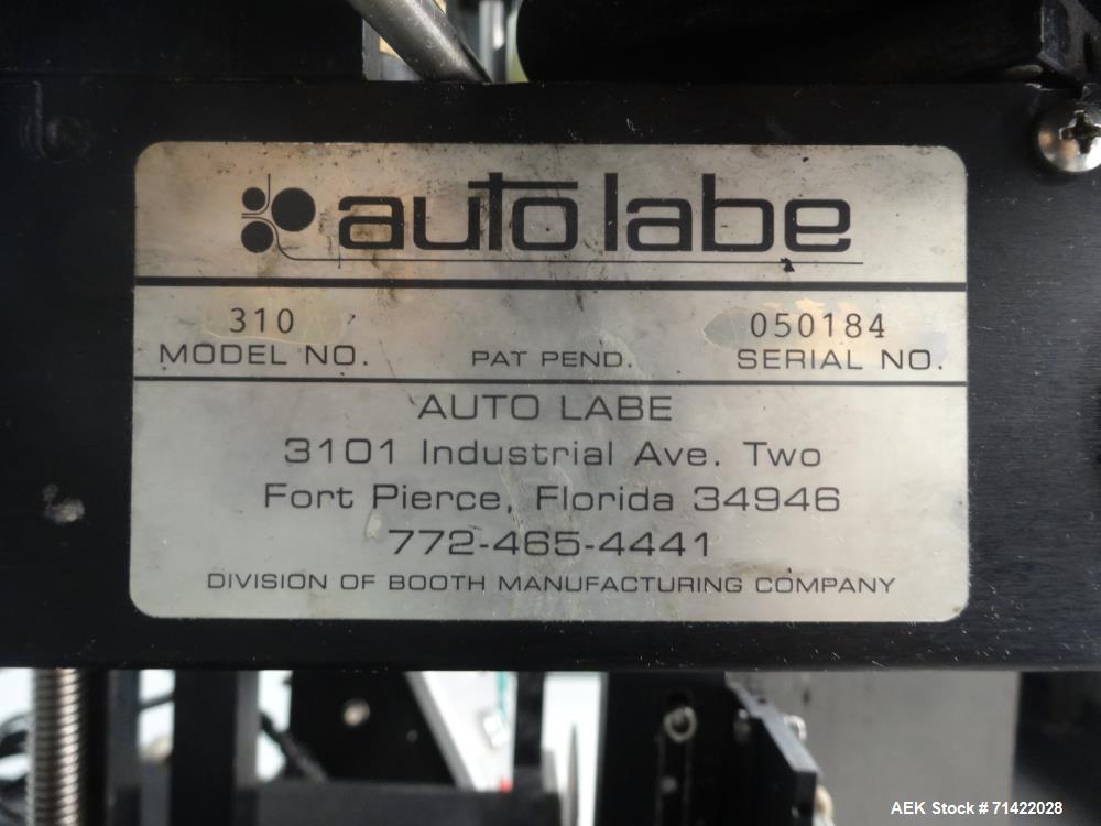 Used- Autolabe Model 620LH Wraparound Pressure Sensitive Labeler
