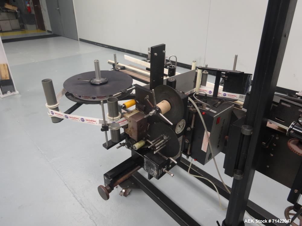 Used Auto Labe Model 550 Pressure Sensitive Spot Labeler.