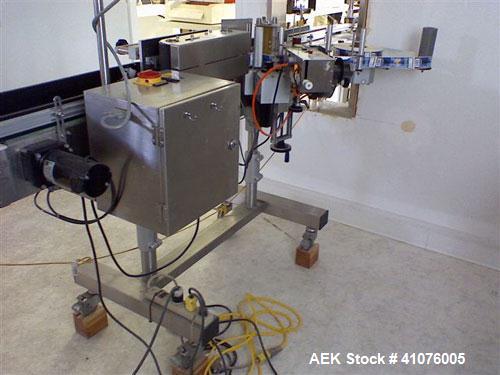 Used CVC Wraparound Pressure Sensitive Labeller. Model CVC-300. Stainless Steel.