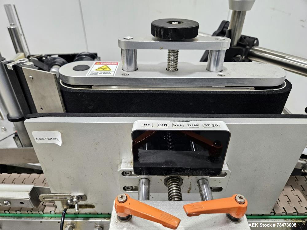 Used Hytek HTK-LBR Pressure Sensitive Wraparound Labeler