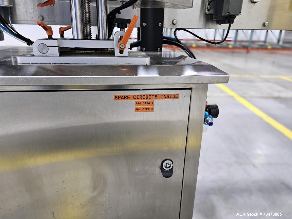 Used Hytek HTK-LBR Pressure Sensitive Wraparound Labeler