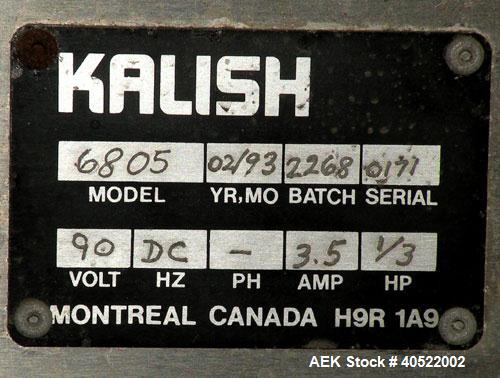 Used Kalish Labeler, Model 6805