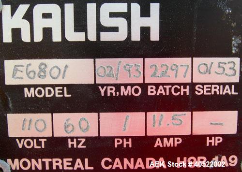Used Kalish Labeler, Model 6805