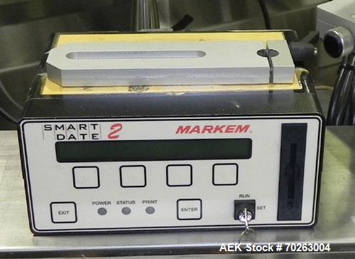 Used Kalish Labelstar wraparound labeler with labeling head.