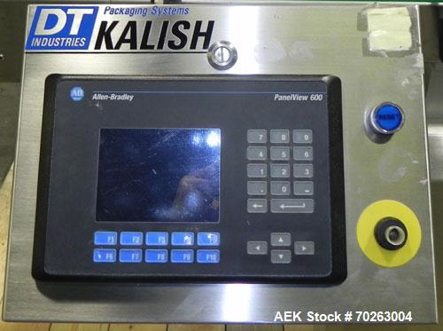 Used Kalish Labelstar wraparound labeler with labeling head.