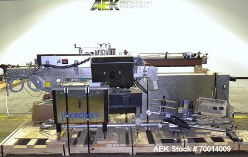 Used Krones Automatic Pressure Sensitive Labeler, Model AUTOCOL. 3/60/460V