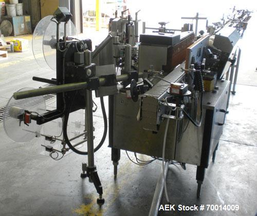 Used Krones Automatic Pressure Sensitive Labeler, Model AUTOCOL. 3/60/460V