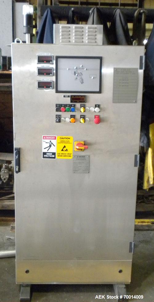 Used Krones Automatic Pressure Sensitive Labeler, Model AUTOCOL. 3/60/460V