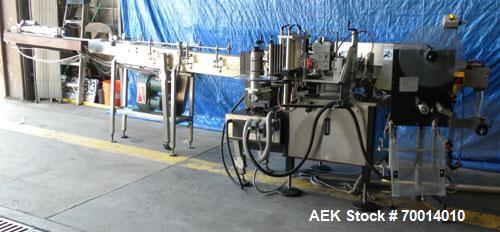Used Krones Automatic Pressure Sensitive Labeler, Model AUTOCOL. 3/60/460V