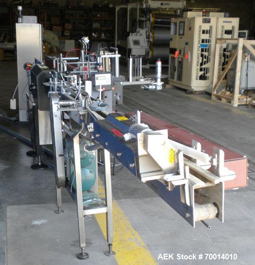 Used Krones Automatic Pressure Sensitive Labeler, Model AUTOCOL. 3/60/460V