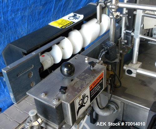 Used Krones Automatic Pressure Sensitive Labeler, Model AUTOCOL. 3/60/460V