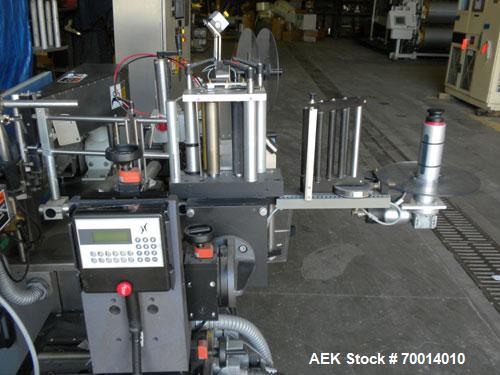 Used Krones Automatic Pressure Sensitive Labeler, Model AUTOCOL. 3/60/460V