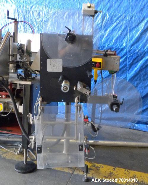 Used Krones Automatic Pressure Sensitive Labeler, Model AUTOCOL. 3/60/460V