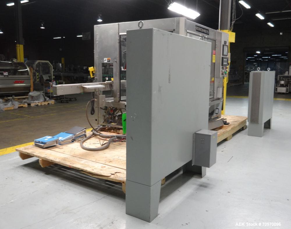 Used Krones 9-Head Rotary Labeler, Model Autocol.