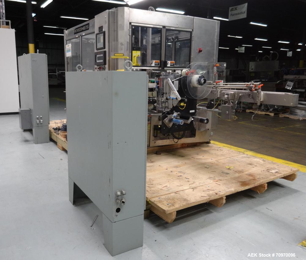 Used Krones 9-Head Rotary Labeler, Model Autocol.