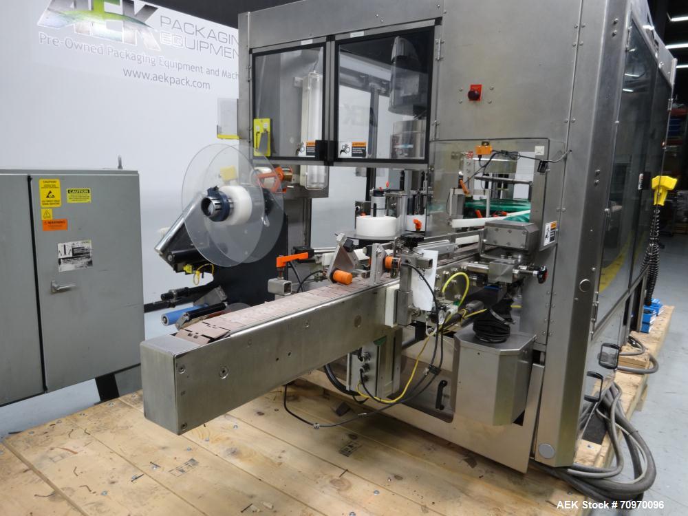 Used- Krones 9-Head Rotary Labeler, Model Autocol.