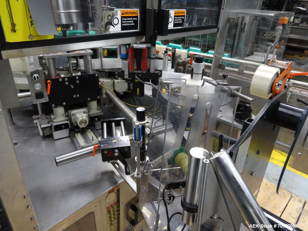 Used Krones 9-Head Rotary Labeler, Model Autocol.