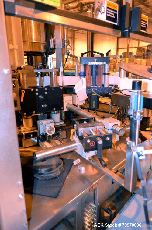 Used Krones 9-Head Rotary Labeler, Model Autocol.