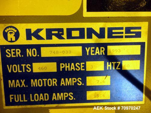 Used- Krones Autocol Labeler