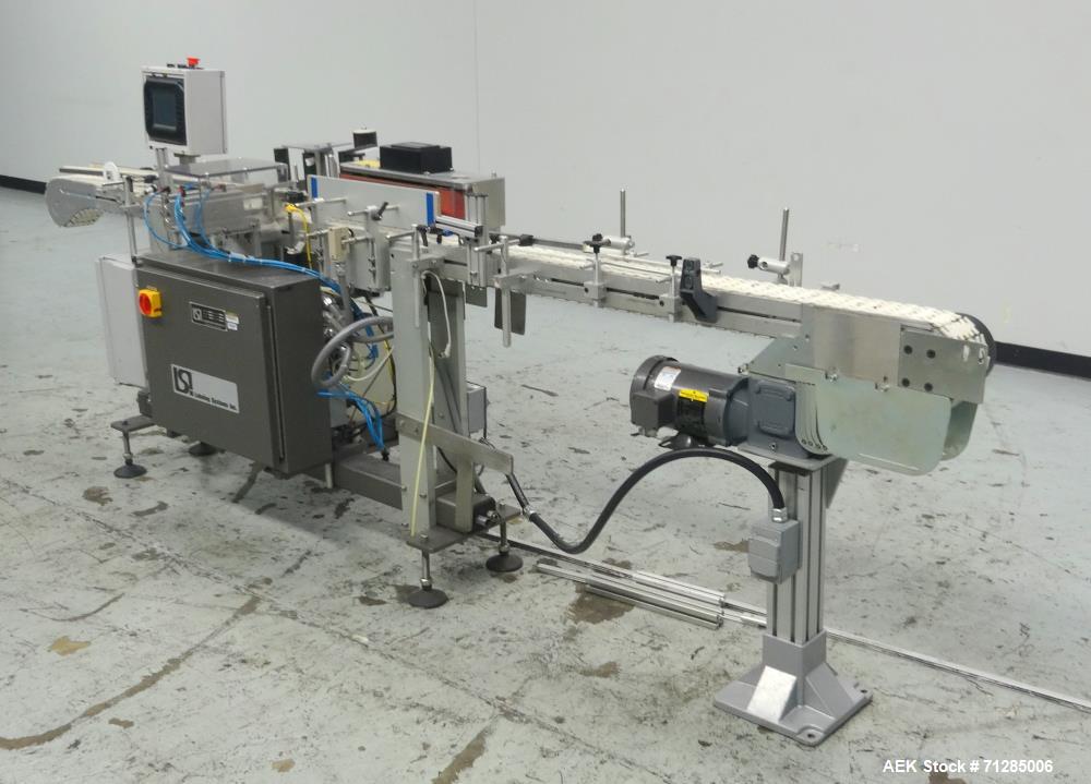 Used LSI (Labeling Systems Inc) Model 1500 Wraparound Pressure Sensitive Labele