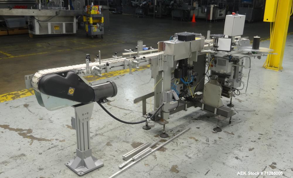 Used LSI (Labeling Systems Inc) Model 1500 Wraparound Pressure Sensitive Labele