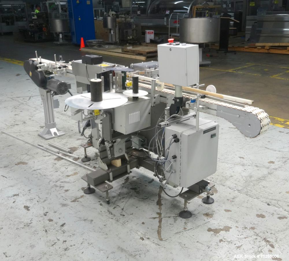 Used LSI (Labeling Systems Inc) Model 1500 Wraparound Pressure Sensitive Labele