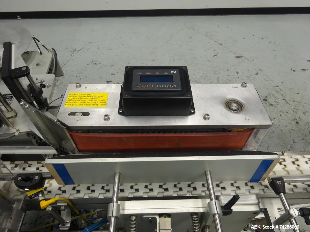 Used LSI (Labeling Systems Inc) Model 1500 Wraparound Pressure Sensitive Labele